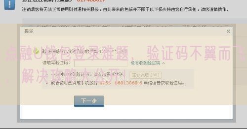 点融U钱包登录难题，验证码不翼而飞，解决攻略大公开！