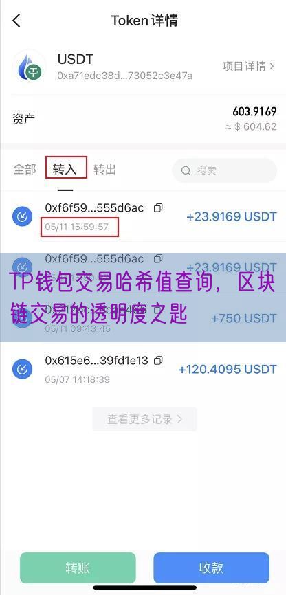 TP钱包交易哈希值查询，区块链交易的透明度之匙