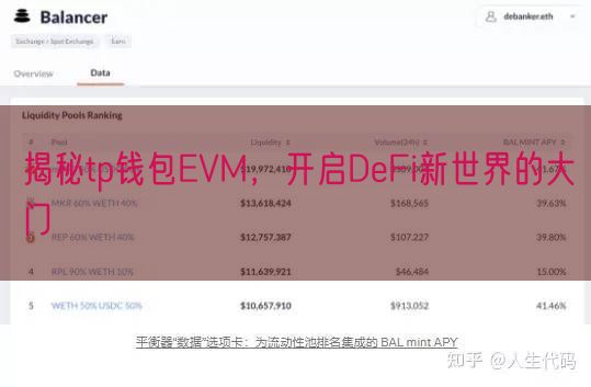 揭秘tp钱包EVM，开启DeFi新世界的大门