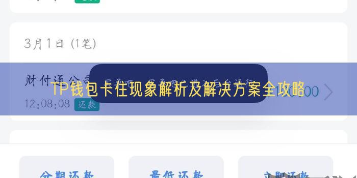 TP钱包卡住现象解析及解决方案全攻略