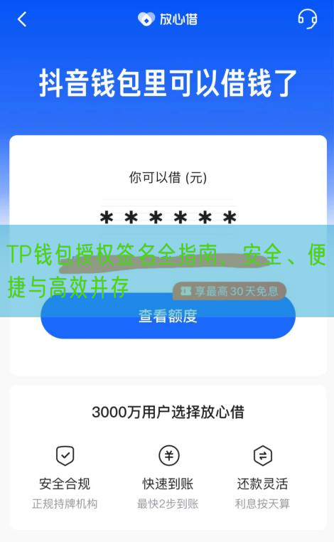 TP钱包授权签名全指南，安全、便捷与高效并存