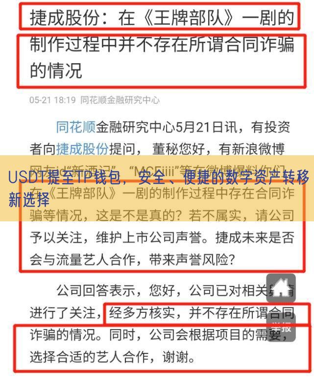 USDT提至TP钱包，安全、便捷的数字资产转移新选择