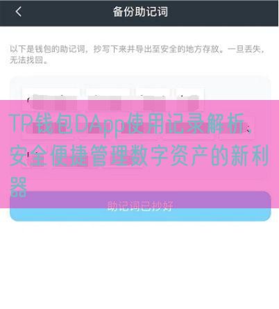 TP钱包DApp使用记录解析，安全便捷管理数字资产的新利器