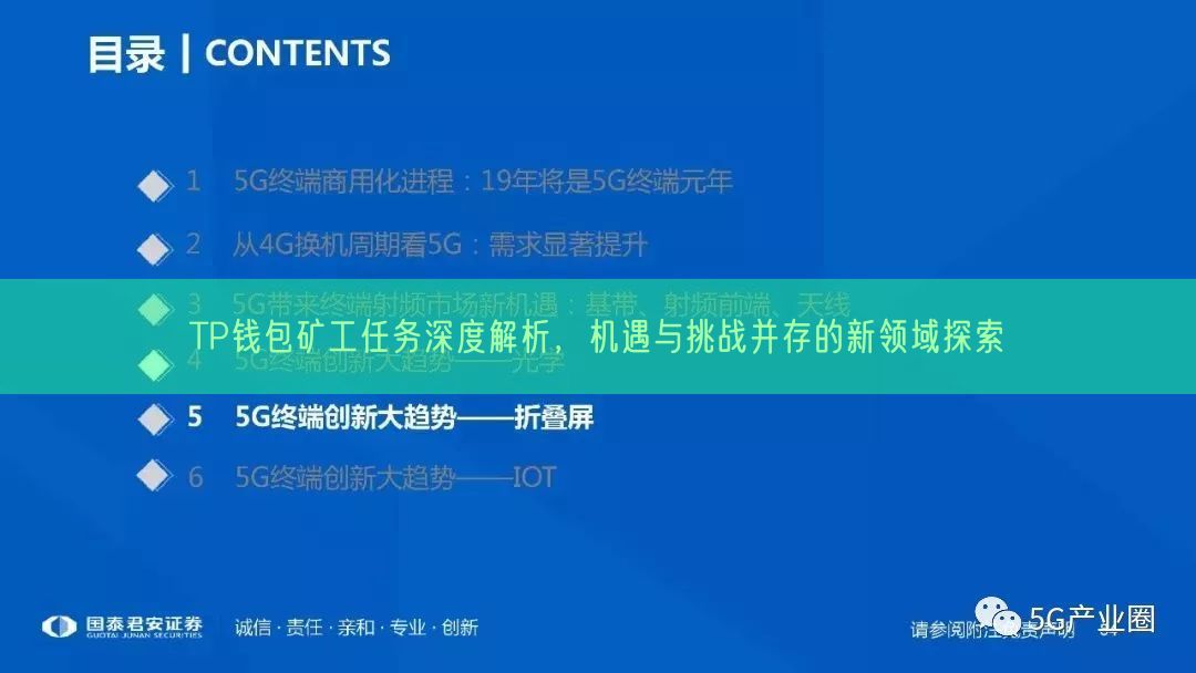 TP钱包矿工任务深度解析，机遇与挑战并存的新领域探索