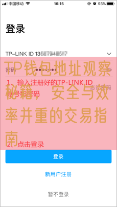 TP钱包地址观察秘籍，安全与效率并重的交易指南