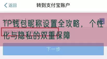 TP钱包昵称设置全攻略，个性化与隐私的双重保障