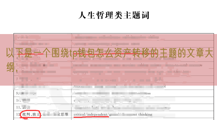 以下是一个围绕tp钱包怎么资产转移的主题的文章大纲，